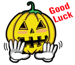 Trick or Treat (pumpkin)Halloween sticker #6930456