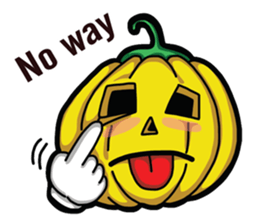 Trick or Treat (pumpkin)Halloween sticker #6930458