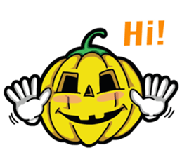 Trick or Treat (pumpkin)Halloween sticker #6930461