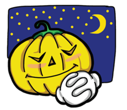 Trick or Treat (pumpkin)Halloween sticker #6930462