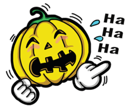 Trick or Treat (pumpkin)Halloween sticker #6930463