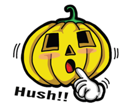 Trick or Treat (pumpkin)Halloween sticker #6930464