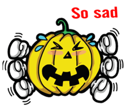Trick or Treat (pumpkin)Halloween sticker #6930466