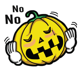 Trick or Treat (pumpkin)Halloween sticker #6930467