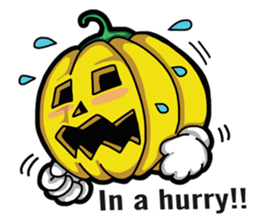 Trick or Treat (pumpkin)Halloween sticker #6930477