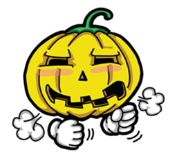Trick or Treat (pumpkin)Halloween sticker #6930479