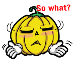 Trick or Treat (pumpkin)Halloween sticker #6930480