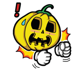 Trick or Treat (pumpkin)Halloween sticker #6930484