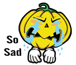 Trick or Treat (pumpkin)Halloween sticker #6930487