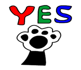 silver cat punch3 sticker #6947950