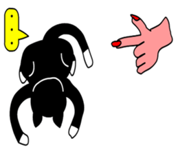 silver cat punch3 sticker #6947972