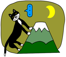 silver cat punch3 sticker #6947974