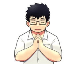 Thai Student Boys 3 Colors sticker #7036449