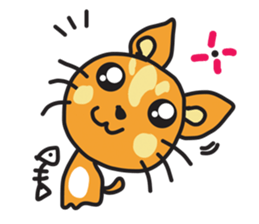 Kittycute and Platoo sticker #7092223