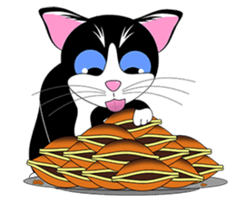 Tuxadore Cat sticker #7151340