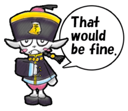 CHIBI-KYON (English) sticker #7151473