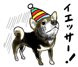 wig dog sticker #7162066