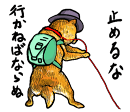 wig dog sticker #7162068