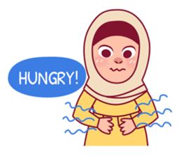 Jihab - Muslim - Girl Sticker Set sticker #7225321