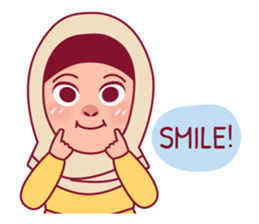 Jihab - Muslim - Girl Sticker Set sticker #7225330