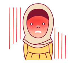 Jihab - Muslim - Girl Sticker Set sticker #7225335