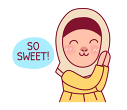 Jihab - Muslim - Girl Sticker Set sticker #7225340