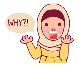 Jihab - Muslim - Girl Sticker Set sticker #7225345