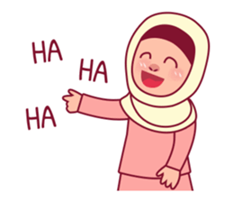 Jihab - Muslim - Girl Sticker Set sticker #7225350