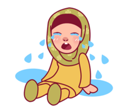 Jihab - Muslim - Girl Sticker Set sticker #7225358