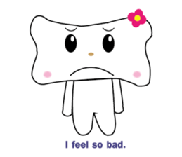 Bones Flower sticker #7305054