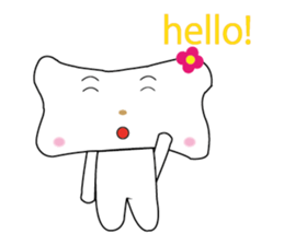 Bones Flower sticker #7305059