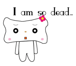 Bones Flower sticker #7305070