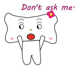 Bones Flower sticker #7305074