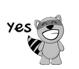 MR.BUDDY: Racoon & Fox sticker #7326584