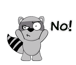 MR.BUDDY: Racoon & Fox sticker #7326585