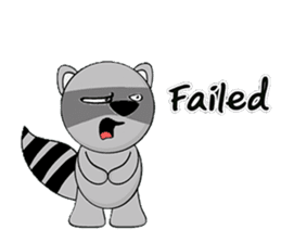 MR.BUDDY: Racoon & Fox sticker #7326586