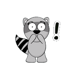 MR.BUDDY: Racoon & Fox sticker #7326587