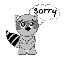 MR.BUDDY: Racoon & Fox sticker #7326588