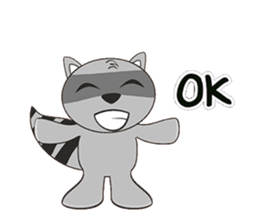 MR.BUDDY: Racoon & Fox sticker #7326591