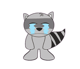 MR.BUDDY: Racoon & Fox sticker #7326597