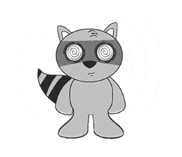 MR.BUDDY: Racoon & Fox sticker #7326599