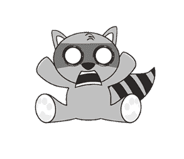 MR.BUDDY: Racoon & Fox sticker #7326602