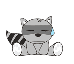 MR.BUDDY: Racoon & Fox sticker #7326607