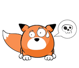 MR.BUDDY: Racoon & Fox sticker #7326618