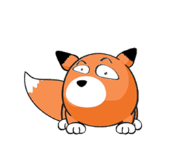 MR.BUDDY: Racoon & Fox sticker #7326619