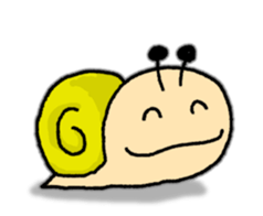 Snail's happy sticker8 sticker #7343244