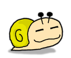 Snail's happy sticker8 sticker #7343248