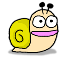 Snail's happy sticker8 sticker #7343251