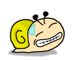 Snail's happy sticker8 sticker #7343252