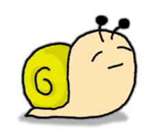 Snail's happy sticker8 sticker #7343255